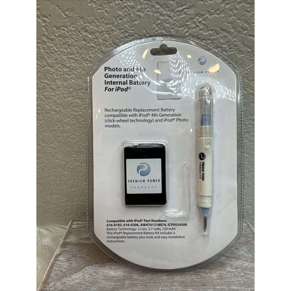$47 🌙 Replacement Battery for‎ Apple iPod 4th Generation 616-0183 NEW SEALED